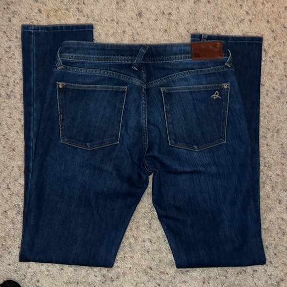 DL1961 4way stretch 360 comfort skinny jeans size 27 style Nicky mid rise - Picture 7 of 7